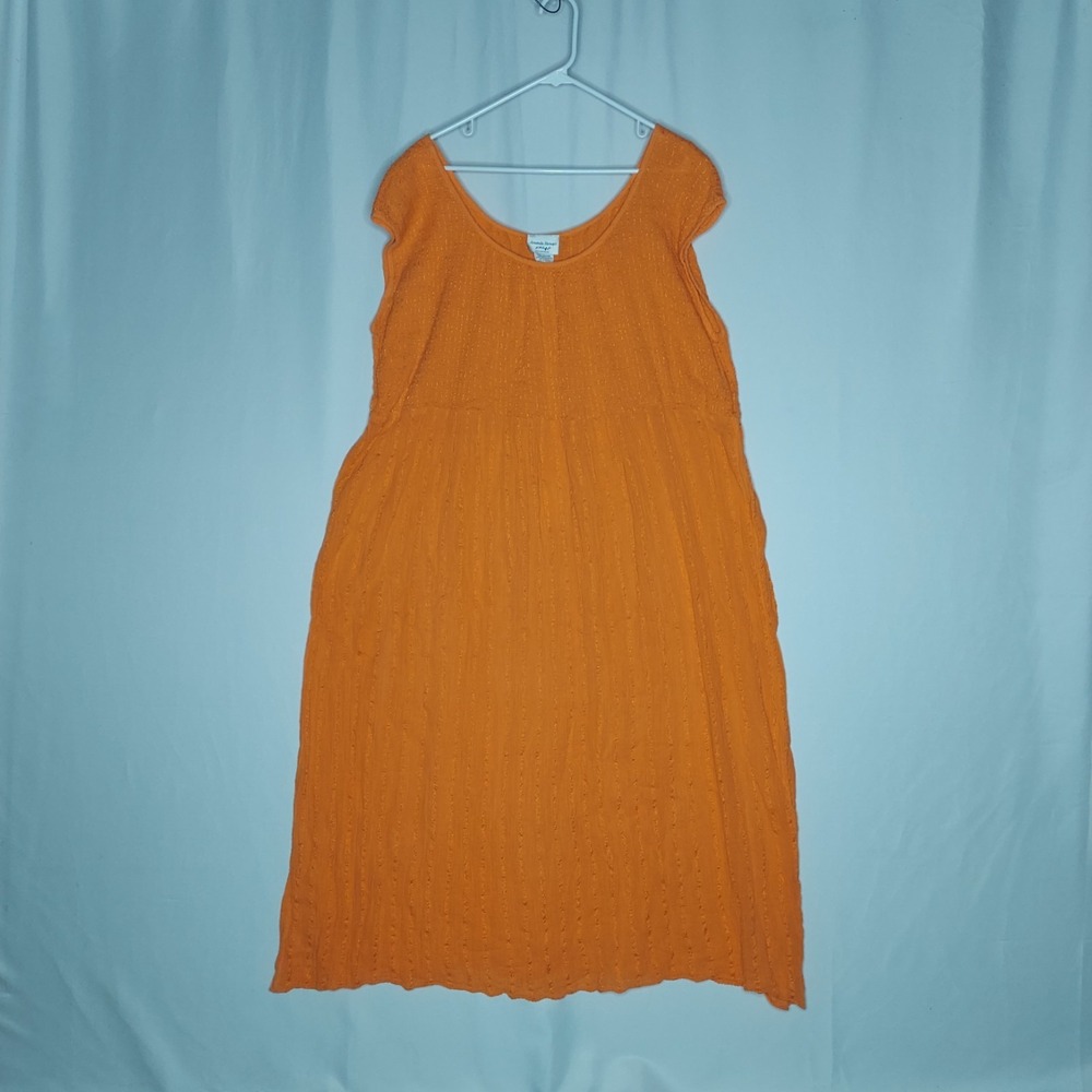 Amanda‎ Stewart Vtg Babydoll Dress Large Gauze Smocked Grunge Cottagecore Y2K